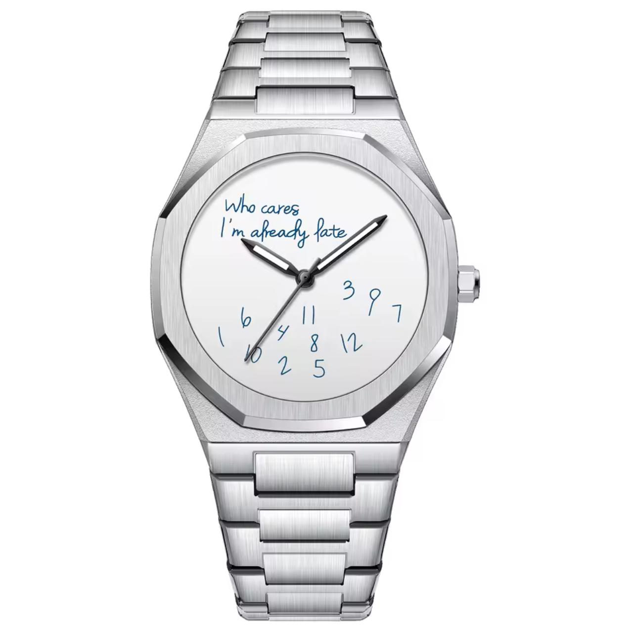 WHO CARES I'M ALREADY LATE